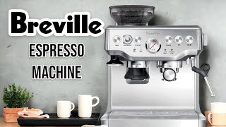 Breville Barista Express Espresso Machine Review  BES870XL Brushed Stainless Steel [upl. by Kcirtapnaes]