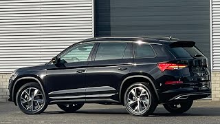 Skoda NEW Kodiaq 2023 Sportline in 4K Black Magic Metal 19 Inch Triglav Walk around amp detail inside [upl. by Apollo978]