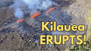 Hawaiis Kilauea Volcano Erupts [upl. by Schwarz]