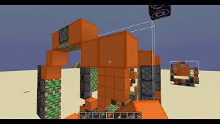 Simple 1 wide 3x3 piston door tutorial Minecraft Java Edition [upl. by Wallace188]