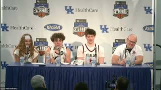 2024 UK Healthcare Boys Sweet 16 Harlan County vs Campbell County Postgame Press Conference [upl. by Earehs]