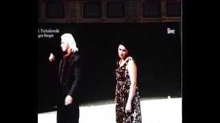 NetrebkoHvorostovsky at the opera quotEugene Oneginquot II [upl. by Nauqad]