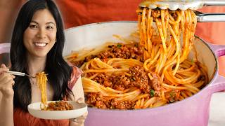 The ONLY Spaghetti amp Meat Sauce Recipe You’ll Ever Need in 30 Mins [upl. by Larual882]