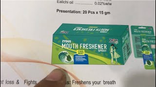 Mouth Freshner Spray uses  price  composition  dose  side effects  review  in hindi [upl. by Lynd]