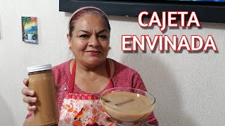 CAJETA Envinada Casera  Cajeta Tipica de Celaya  Cajeta rapidamente Cocinando con mama [upl. by Rona]