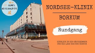 Nordseeklinik Borkum Zimmer und Lage [upl. by Ayres653]