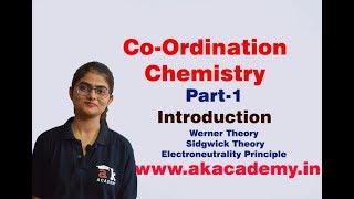 Coordination Chemistry  Part1  Introduction  CSIRNETGATEIITJAM etc  Akacademy [upl. by Atimad]