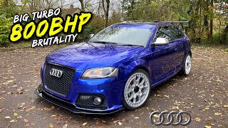 THIS 800BHP CAPABLE BIG TURBO 32L AUDI A3 IS PURE INSANITY [upl. by Aicela]