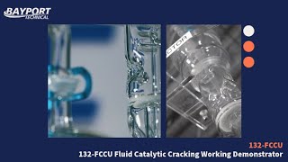 Fluid Catalytic Cracking Working Demonstrator  Bayport 132FCCU [upl. by Elletsyrc]