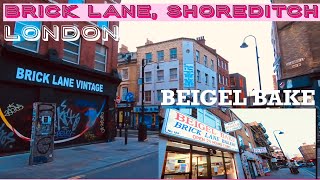 WALK TO WORLD FAMOUS 24 HOURS BEIGEL BAKE BAKERY  BRICKLANE EAST LONDON [upl. by True127]