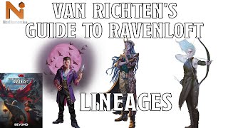 Lineages new races in Van Richtens Guide to Ravenloft  Nerd Immersion [upl. by Ahseinad649]