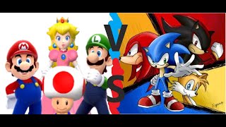 SSF2 Project B 8 Player Smash Nintendo vs Sega [upl. by Hiller691]