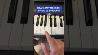 How To Play Moonlight Sonata on the Piano Made Simple [upl. by Barbie]