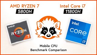 AMD Ryzen 7 5800H vs Intel Core i7 11800H  Zen 3 vs Tiger Lake  Laptop CPU Comparison [upl. by Notnroht]