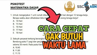 FULL PSIKOTES MATEMATIKA DASAR [upl. by Erle]