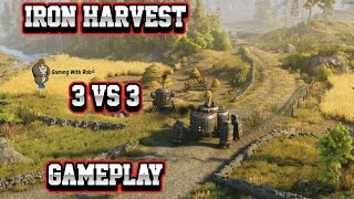 3v3 Domination Tactics with Flak Cannons in Iron Harvest [upl. by Wollis]