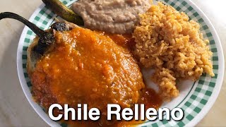 Food Vlog Chile Relleno BOMB AF [upl. by Vento]