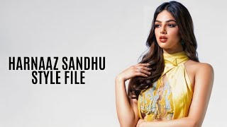 Harnaaz Sandhu Shines Bright As The Sun In This Pretty Yellow Outfit [upl. by Elades]