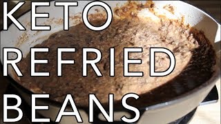 Low Carb Keto Refried Black Soy Beans [upl. by Nuyh]