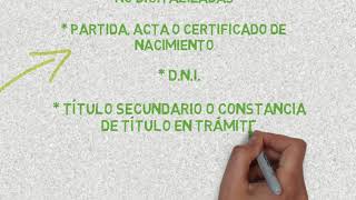 Requisitos para confirmar inscripción en la UNSa [upl. by Nat652]