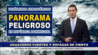 Sábado 2 noviembre  Potencial de inundaciones en RD se fortalece la vaguada [upl. by Barny]