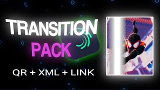 Alight Motion  Transition Pack QR  XML [upl. by Ayaet]