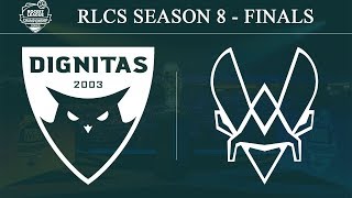 Dignitas vs Vitality  RLCS Season 8  Finals 15th December 2019 [upl. by Elamef]