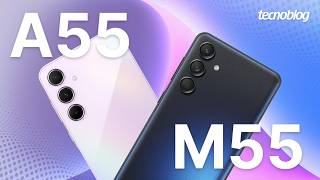 Galaxy A55 vs M55 o que muda entre os celulares Samsung [upl. by Jerroll]