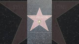 Sylvester Stallone HOLLYWOOD Walk of Fame Star [upl. by Yecnay820]