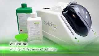 WampH Assistina  Changing air filter [upl. by Eellek]