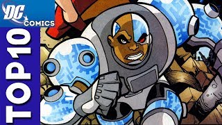 Top 10 Cyborg Fights From Teen Titans [upl. by Arretal892]