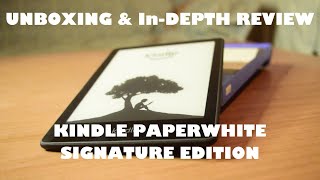 Unboxing Kindle Paperwhite Signature Edition 11th Gen 2022  Review  Setup  Features amp Accessories [upl. by Candie]