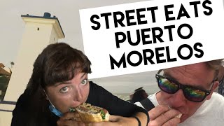 Amazing Street Food La Colonia Puerto Morelos Mexico [upl. by Brig615]