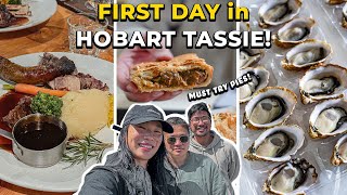 FIRST DAY in TASMANIA Australia Family Travel Vlog Things to Eat See amp Do in Hobart 2024 [upl. by Hoffmann]