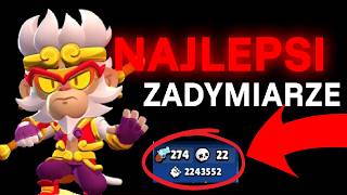 TOP 10 NAJLEPSZYCH ZADYMIARZY w BRAWL STARS [upl. by Justus]