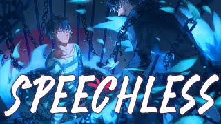 Nightcore  Speechless Male Version  Lyrics from Aladdin [upl. by Alorac]