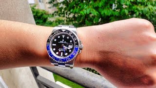 Essai de la Rolex GMT Master II Batman 116710BLNR [upl. by Lannie]