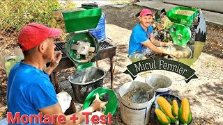 Cum se monteaza Moara Micul Fermier Nr2 Probă 39kw macina cereale și știuleți 🌽unboxing [upl. by Ysabel]