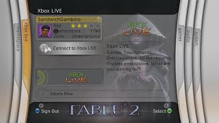 Fable 2  Xbox 360 Dashboard Theme [upl. by Oakie]