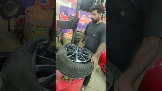 Yokohama GT Ae51 🥰🥰😎tyre fittingtyre worknew tyreCar tyreservicenewYouTube [upl. by Eulau230]