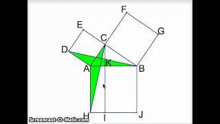 Euclids Proof Of The Pythagorean Theorem [upl. by Margit]