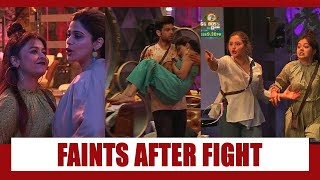 Bigg Boss 15 spoiler alert Shamita Shetty faints after a nasty fight with Devoleena Bhattacharjee [upl. by Gnni]