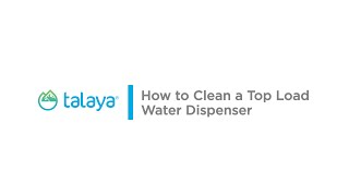 How to clean a top load water dispenser [upl. by Shere230]