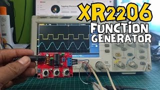 XR2206 Function Generator Testing [upl. by Galligan698]