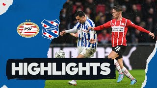 🌧 Kletsnatte middag in Eindhoven  Highlights PSV  sc Heerenveen  Eredivisie 20212022 [upl. by Drolet382]