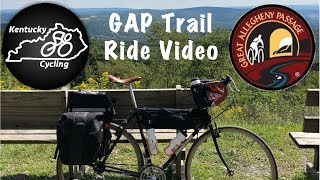 GAP Trail Riding the Great Allegheny Passage [upl. by Oicnaneb56]