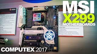 MSI X299 Motherboards for Intel XSeries [upl. by Marley556]