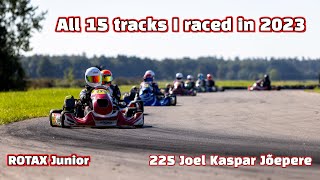 All 15 tracks I raced in 2023 [upl. by Petr]