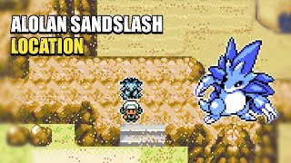 How to catch Alolan Sandslash  Pokemon Emerald Seaglass 30 [upl. by Noirrad]