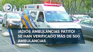 En CdMx se han verificado 624 ambulancias públicas y privadas en 3 años [upl. by Dat]